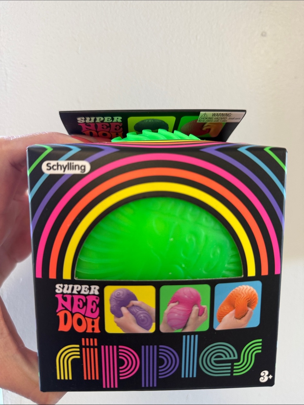 Green Ripples Super NeeDoh Kid Toy